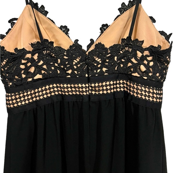 Theory Womens Melaena Black Lace Overlay Silk Lining Cocktail Dress Sz 2 - Picture 8 of 11